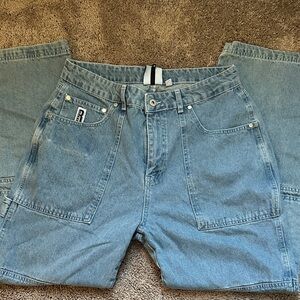 Ragged Blue Denim Cargo Jeans | Size 34 | NWOT